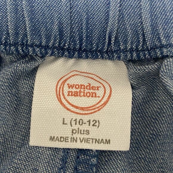 Wonder Nation Girls Denim Skirt/shorts Size L 10-12 - Picture 4 of 4